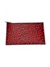 Saint Laurent Red Women's Leopard Printed Medium Pouch One size - photo 1