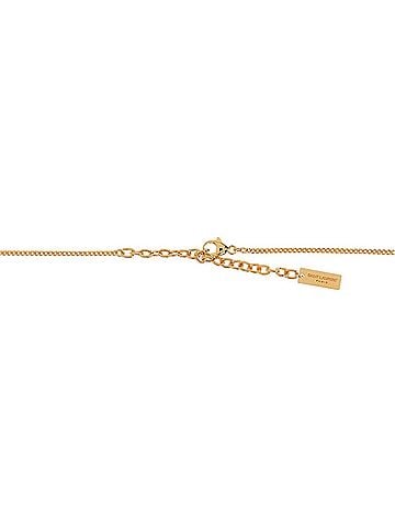 Saint Laurent Women's Logo Long Opyum Twist Necklace (view 2)