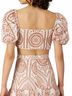 Bardot 100% Cotton 100% Cotton Floral White Orange Tank Top Size 6 - photo 7