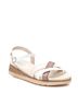 XTI White Women's Low Wedge Sandals Size 5 1/2 - photo 2