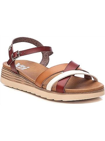 XTI Women's Low Wedge Strappy Sandals (view 2)