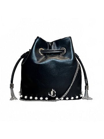 Jimmy Choo Women's Marcheline Pearl Small Bucket Crossbody Bag (view 1)