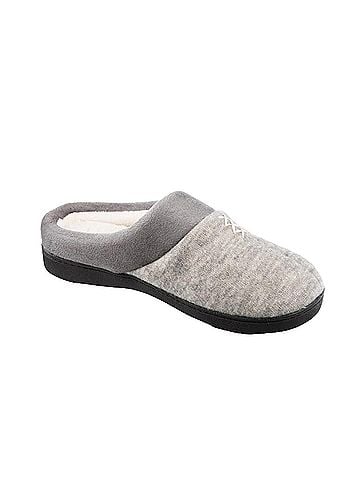 Isotoner Women's Marisol Microsuede Hoodback Slipper - Size: 9 - 10 (view 1)