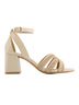 Andrea Brown Women's Medium Heel Ankle Strap Sandals Size 7 - photo 1