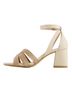 Andrea Brown Women's Medium Heel Ankle Strap Sandals Size 7 - photo 3