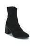 XTI Black Women's Microfiber Ankle Booties Size 5 1/2 - photo 2