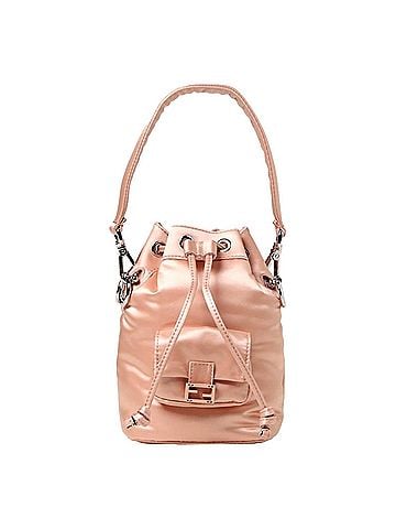 Fendi Women's Mon Tresor Baguette Nylon Bucket Mini Crossbody Bag (view 1)