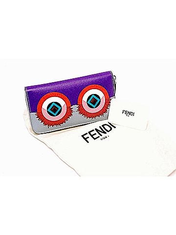 Fendi Women's Monster Zip Pouch Clutch Cosmetic Bag (view 2)