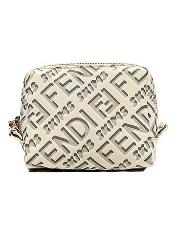 Fendi Women's Nylon Avorio Small Beauty Pouch (view 1)