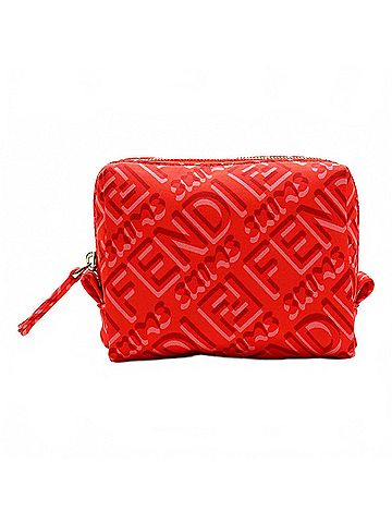 Fendi Women's Nylon Tulipano Small Beauty Pouch (view 1)