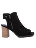 XTI Black Women's Peep Toe Booties Size 7 - photo 1