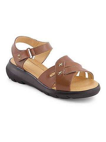 Andrea Women's Premium Comfort Leather Sandals (view 2)