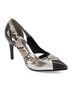 Andrea Silver Women's Premium High Heels Python Stilettos Pumps Size 8 - photo 2