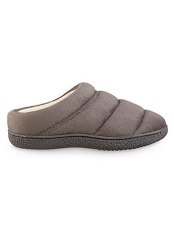 Isotoner Women's Recycled Microsuede Puffer Clog Slipper - Size: 6 - 7 (view 1)