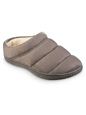 Isotoner Women's Recycled Microsuede Puffer Clog Slipper - Size: 6 - 7 (view 2)