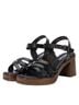 XTI Black Women's Refresh Strappy Sandals Size 6 - photo 4