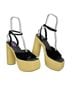 Sam Edelman 100% Leather Black Sandals Size 10 1/2 - photo 3