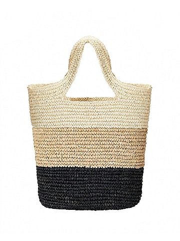Pink Haley Women's Sawyer Handmade Raffia Beach Tote (view 1)