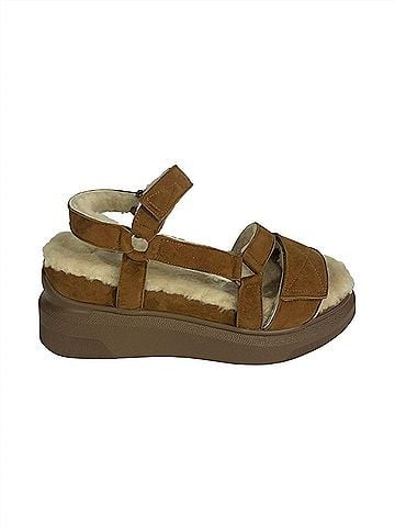 Suzanne Rae Women's Shearling Sandals (view 1)