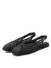 XTI Black Women's Slingback Flats Size 9 - photo 4