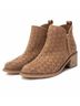 XTI Brown Women's Soft Suede Ankle Boots Size 5 1/2 - photo 4