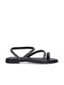 exe Black Women's Strap Flat Sandal Size EU 36 - photo 1