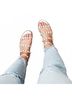 Qupid White Women's Studded Strappy Sandals Size 10 - photo 5