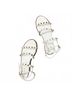 Qupid White Women's Studded Strappy Sandals Size 8 - photo 4