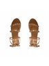 Qupid Brown Women's Studded Strappy Sandals Size 10 - photo 2