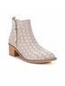 XTI White Women's Suede Ankle Booties Size 6 - photo 2