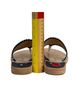 Jack Rogers 100% Leather Print Red White Yellow Sandals Size 6 - photo 6