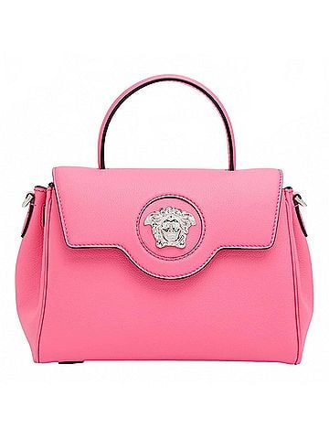 Versace Women's Top Handle Vitello Leather Handbag (view 1)