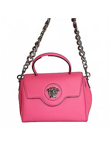Versace Women's Top Handle Vitello Leather Handbag (view 2)