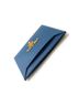 Prada Blue Women's Vitello Move Leather Small Card Case Wallet One size - photo 2