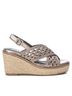 XTI Gray Women's Wedge Sandals Size 9 - photo 1