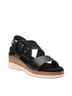 XTI Black Women's Wedge Sandals Size 6 - photo 2