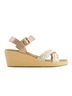 Andrea Silver Women's Wedge Sandals Size 6 - photo 1