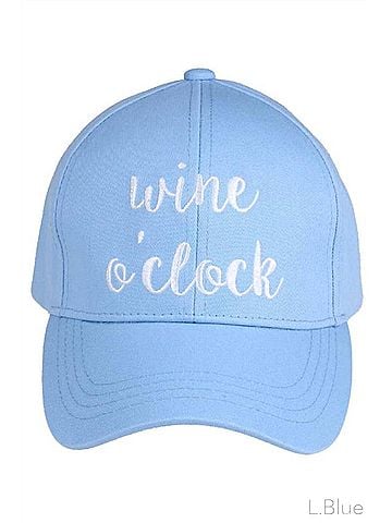 C.C. Couture Women's Wine O'Clock Baseball Cap (view 1)