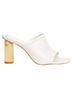 Jonathan Simkhai White Women's Winston Open Toe Mule Heels Size EU 36 - photo 1
