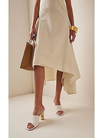 Jonathan Simkhai Women's Winston Open Toe Mule Heels (view 2)