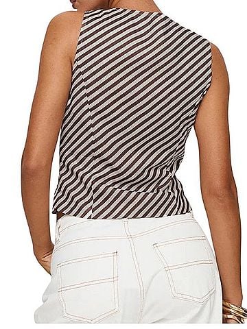 Princess Polly Sleeveless T-Shirt (view 2)