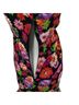Marella 100% Polyester Floral Black Orange Pink Purple Cocktail Dress Size 4 - photo 7
