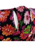 Marella 100% Polyester Floral Black Orange Pink Purple Cocktail Dress Size 4 - photo 9