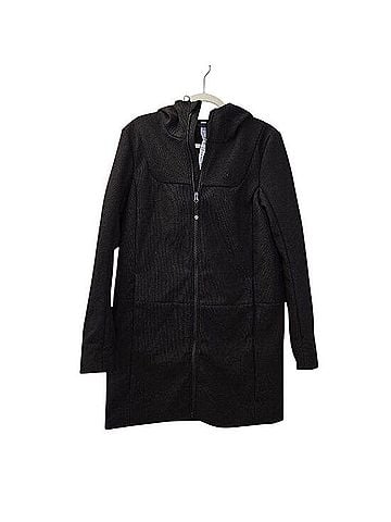 Lululemon Athletica City Softshell Tweed Hooded Longline Jacket Jacket (view 1)