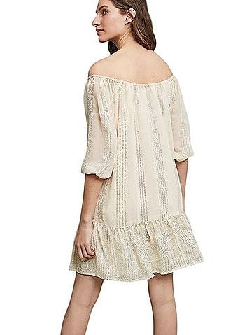 Carolina K Beaded Sands 3/4 Sleeve T-Shirt (view 2)