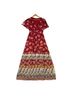 Madewell 100% Polyester Red Casual Dress Size 0X - photo 1