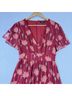 Madewell 100% Polyester Red Casual Dress Size 0X - photo 3