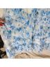 Mac Duggal White Blue Cocktail Dress Size 14 - photo 8