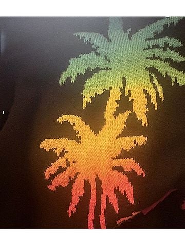 The Elder Statesman Paint Palms Sweater Vest (view 2)