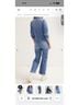 Hatch 100% Cotton Blue Jumpsuit Size 0 - photo 3